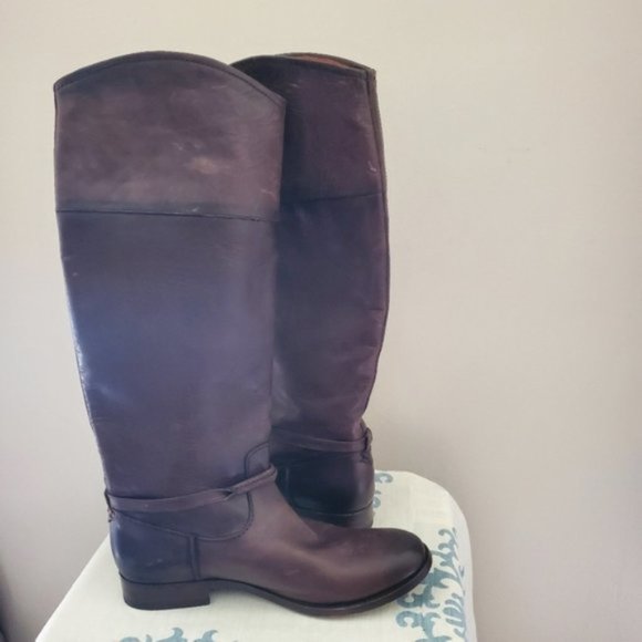 Frye Leather Riding Boots Size 7.5 - Picture 8 of 14